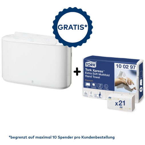 Tork Sonderaktion* Xpress® Tischhandtuchspender+Papierhandtücher