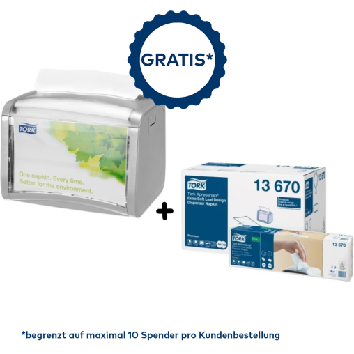 Tork Sonderaktion* Xpressnap® Tischspender + Spenderservietten N4