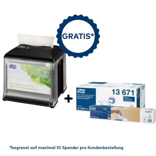 Tork Sonderaktion* Xpressnap® Tischspender+Spenderservietten N10