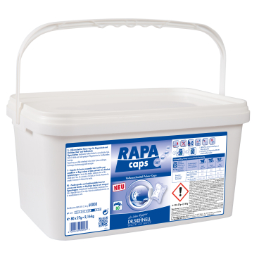 Dr. Schnell RAPA caps Vollwaschmittel Pulver-Caps 1 Eimer = 80 Caps à 27 g - Bild-Darstellung des Produktes 1