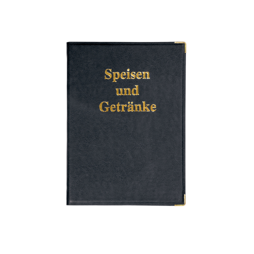 Sigel Speisekarten-Mappe mit Goldprägung