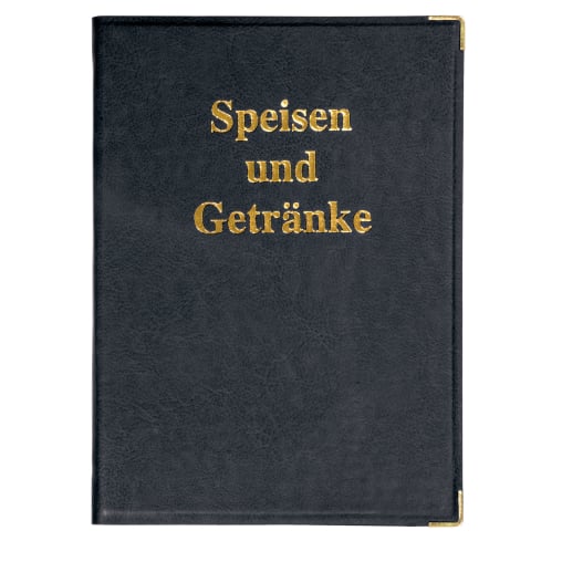 Sigel Speisekarten-Mappe mit Goldprägung