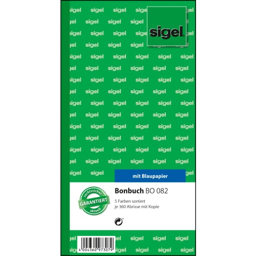 Sigel Bonbuch, 5 x 360 Abrisse