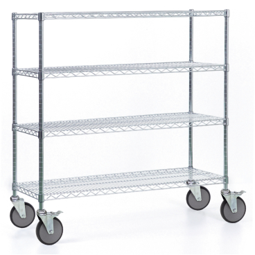 novocal Regalwagen, 4 Böden Maße (B x T x H): 91,2 x 61,0 x 185,0 cm, R69B4 - Bild-Darstellung des Produktes 1