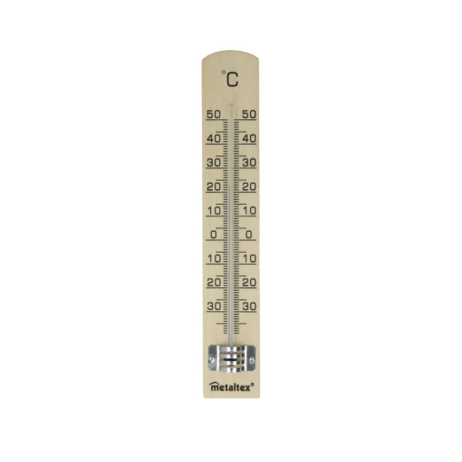 Metaltex Innenthermometer aus Buchenholz