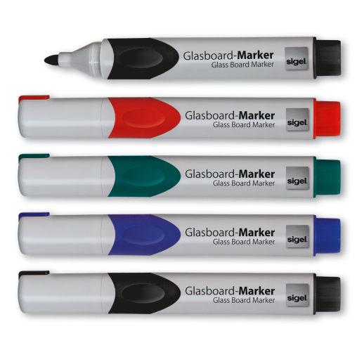 Sigel Glasboard-Marker, Rundspitze 2-3 mm