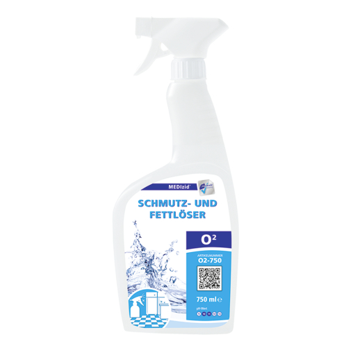 MEDIzid® O2 Schmutz- und Fettlöser, gebrauchsfertig