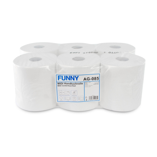 Rollenhandtuchpapier, 2-lagig, hochweiß