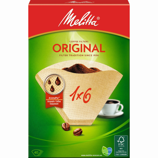 Melitta® Filtertüten 1x6/40
