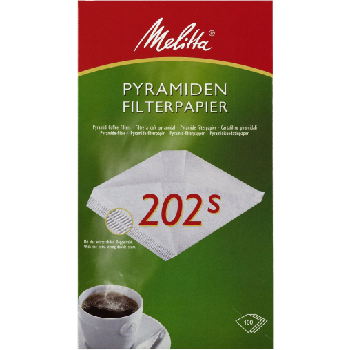 Melitta® Pyramiden-Filterpapier 202 S