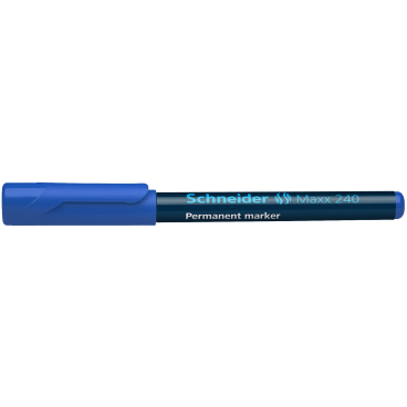 Schneider Maxx 240 Universalmarker permanent 1 Packung = 10 Stück, blau - Bild-Darstellung des Produktes 1