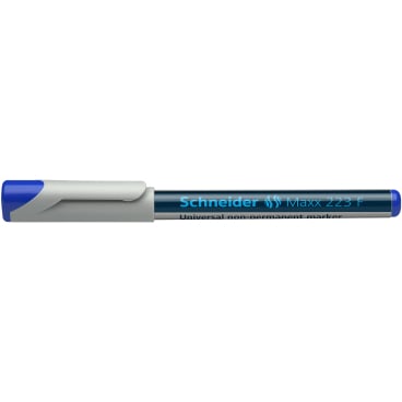 Schneider Maxx 223 F Universalmarker non- permanent 1 Packung = 10 Stück, blau - Bild-Darstellung des Produktes 1