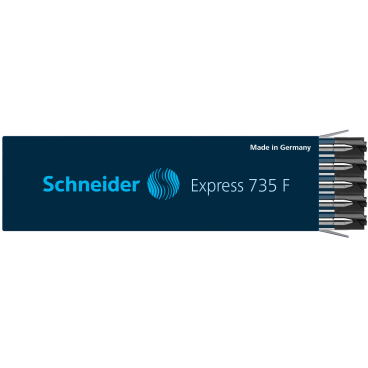 Schneider Express 735 Kugelschreibermine – Dokumentenecht, Strichstärke F, Blau, Im 1er Blister