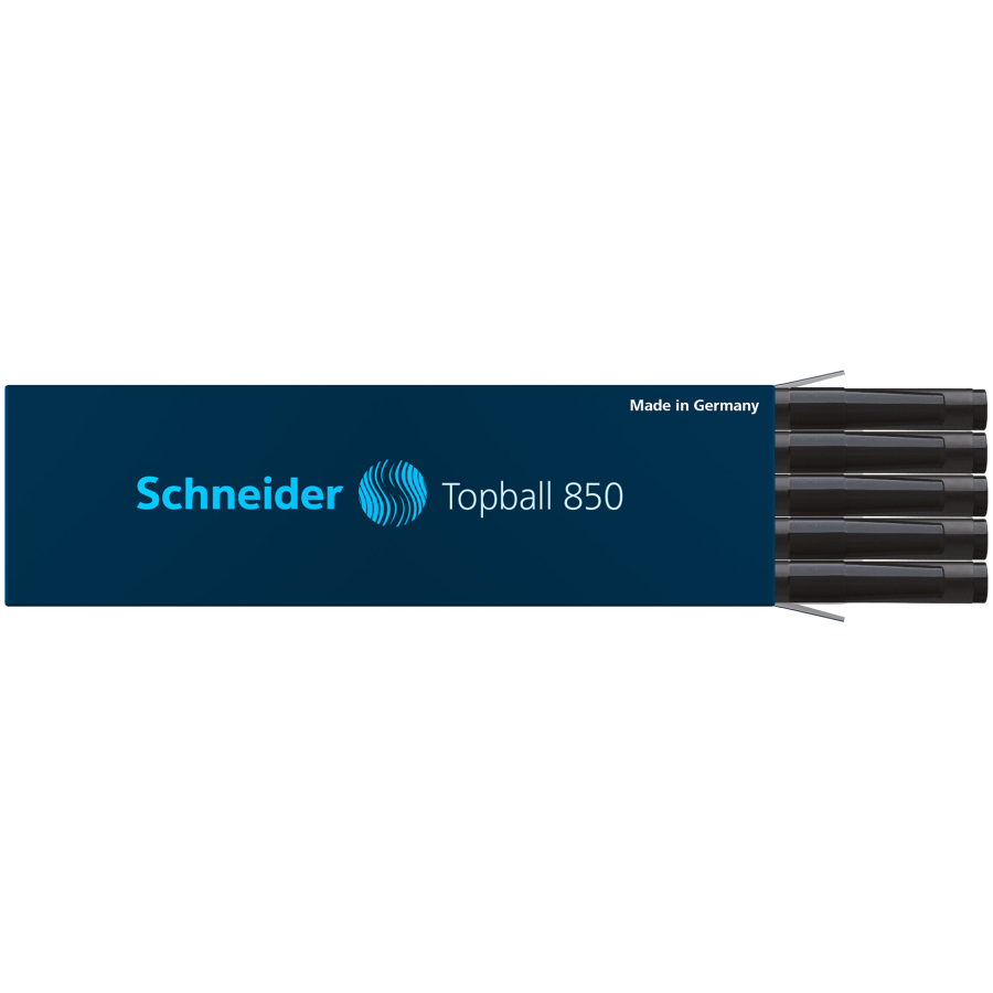 0,5 schwarz Schneider Tintenrollermine TOPBALL 850 Euro-Format