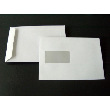 Versandtaschen C5 90g/qm gummiert Fenster VE=500 Stück weiß Versandtaschen C5 90g/qm gummiert Fenster VE=500 Stück weiß - Bild-Darstellung des Produktes 1