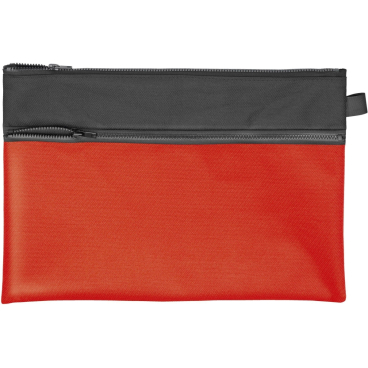 Reißverschlusstasche Velobag Combi A4 Stoff schwarz/rot Reißverschlusstasche Velobag Combi A4 Stoff schwarz/rot - Bild-Darstellung des Produktes 1