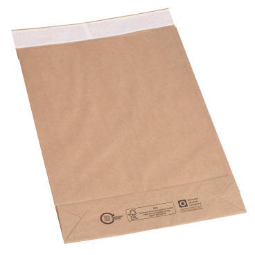 Faltentaschen - 300x80x430+50 mm Boden o. Fenster 300 Stück braun. Faltentaschen - 300x80x430+50 mm Boden o. Fenster 300 Stück braun. - Bild-Darstellung des Produktes 1