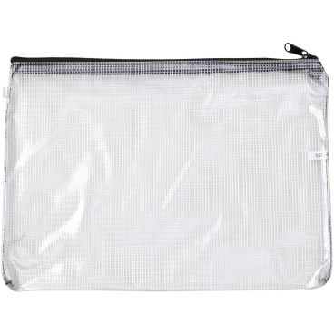 Mesh-bag A4 Netzgewebe Reißverschluss transparent/schwarz Mesh-bag A4 Netzgewebe Reißverschluss transparent/schwarz - Bild-Darstellung des Produktes 1