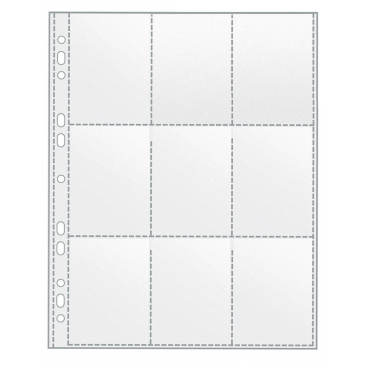 Sammelhüllen A4 120my glasklar mit 9 Sammlerkartentaschen Sammelhüllen A4 120my glasklar mit 9 Sammlerkartentaschen - Bild-Darstellung des Produktes 1