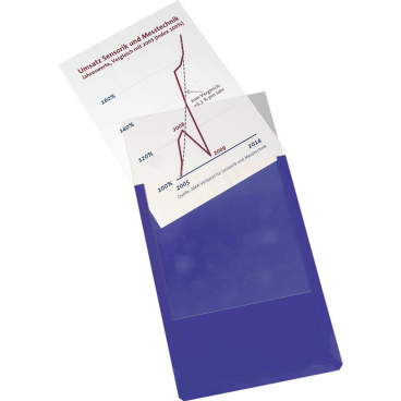 Sichttasche Magnet 9218-01819-08 A4 blau 10 Stück Sichttasche Magnet 9218-01819-08 A4 blau 10 Stück - Bild-Darstellung des Produktes 1