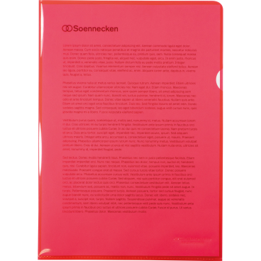 Sichthülle 1468 DIN A4 PP rot 50 Stück Sichthülle 1468 DIN A4 PP rot 50 Stück - Bild-Darstellung des Produktes 1