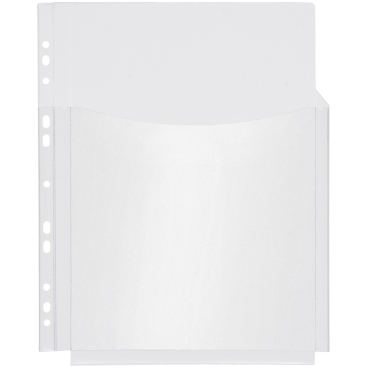 Prospekthülle Combi A4 20mm-Falte (3/4 Höhe) transparent Prospekthülle Combi A4 20mm-Falte (3/4 Höhe) transparent - Bild-Darstellung des Produktes 1