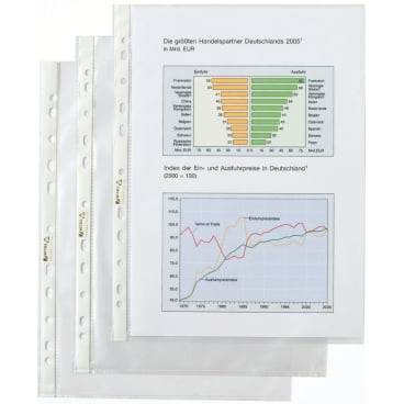 Prospekthüllen A4 50my glasklar VE=100 Stück Prospekthüllen A4 50my glasklar VE=100 Stück - Bild-Darstellung des Produktes 1