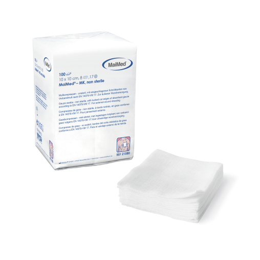 MaiMed®-Mullkompressen, 8-fach, unsteril