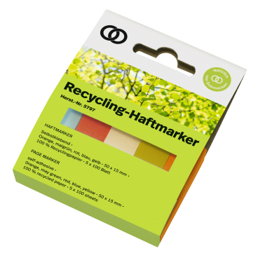 Haftmarker oeco 5797 RC 100 Blatt sortiert 5 Stück Haftmarker oeco 5797 RC 100 Blatt sortiert 5 Stück - Bild-Darstellung des Produktes 1