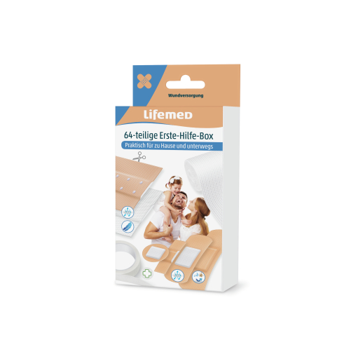 Lifemed® 64 teilige Erste-Hilfe-Box