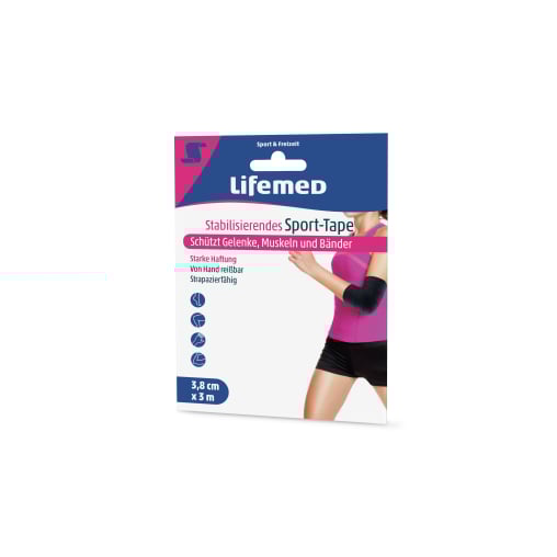 Lifemed® Stabilisierendes Sport-Tape, 3 m x 3,8 cm