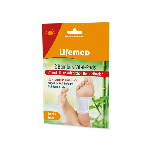 Lifemed® Bambus-Vital-Pads, 8 cm x 6 cm