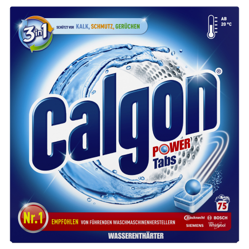 Calgon 3 in 1 Waschmaschinen-Wasserenthärter Power-Tabs
