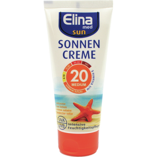ELINA med Sonnenschutz Creme