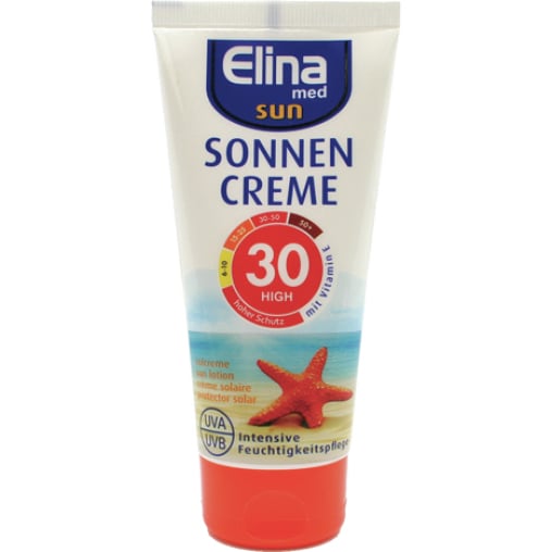 ELINA med Sonnenschutz Creme
