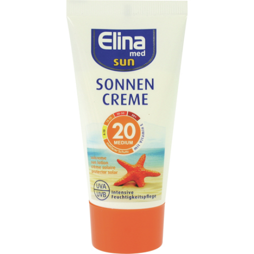 ELINA med Sonnencreme, 50 ml Tube