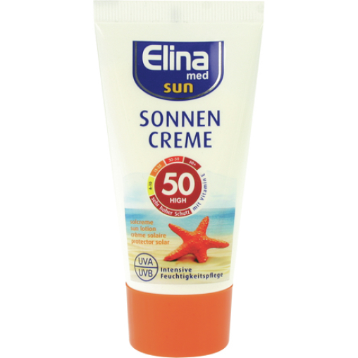ELINA med Sonnencreme, 50 ml Tube