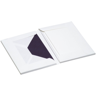 Paper Royal Kartenmappe - DIN A6/C6 weiß 8 Karten mit 8 Briefhüllen. Paper Royal Kartenmappe - DIN A6/C6 weiß 8 Karten mit 8 Briefhüllen. - Bild-Darstellung des Produktes 1