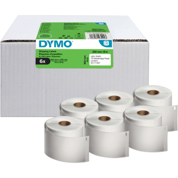 Versandetikett 2177565 102x210mm Rolle 140Etik. 6 Stück Versandetikett 2177565 102x210mm Rolle 140Etik. 6 Stück - Bild-Darstellung des Produktes 1