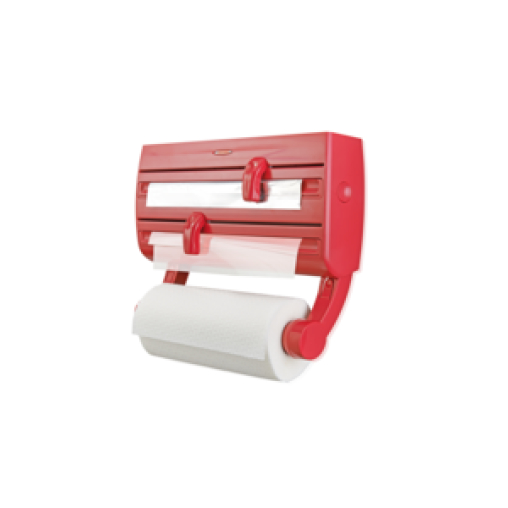 LEIFHEIT Parat F 2 Wandrollenhalter, rot