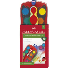 Faber-Castell Connector Farbkasten, 12 Farben