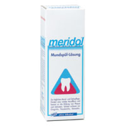Meridol Mundwasser – antibakterielle Mundspülung mit Zahnfleischschutz (400 ml)