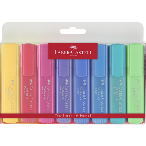 Faber-Castell Textliner 46 Pastell Textmarker, bunt