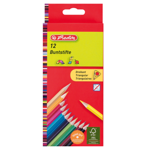 Herlitz Dreikant Buntstifte