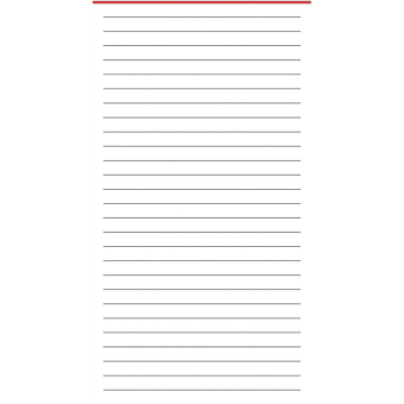 Ersatzeinlage Pocket - A7 Notizpapier liniert 50 Blatt. Ersatzeinlage Pocket - A7 Notizpapier liniert 50 Blatt. - Bild-Darstellung des Produktes 1
