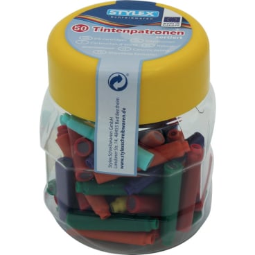 STYLEX® Tintenpatronen 1 Dose = 50 Stück, bunt - Bild-Darstellung des Produktes 1