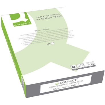 Kopierpapier A4 80g/qm weiß VE=500 Blatt Kopierpapier A4 80g/qm weiß VE=500 Blatt - Bild-Darstellung des Produktes 1