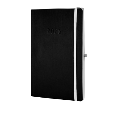 Buchkalender Chronobook Softcover Black Edition A5 1 Woche/2 Seiten schwarz 2026 Buchkalender Chronobook Softcover Black Edition A5 1 Woche/2 Seiten schwarz 2026 - Bild-Darstellung des Produktes 1