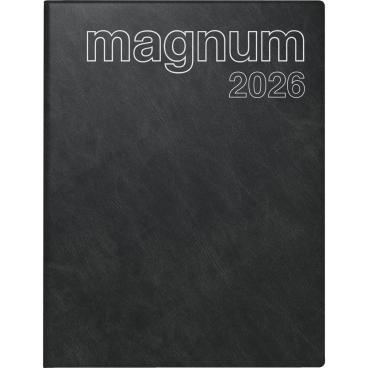 Buchkalender magnum 18,3x24cm 1 Woche/2 Seiten Kunststoff Catana schwarz 2026 Buchkalender magnum 18,3x24cm 1 Woche/2 Seiten Kunststoff Catana schwarz 2026 - Bild-Darstellung des Produktes 1