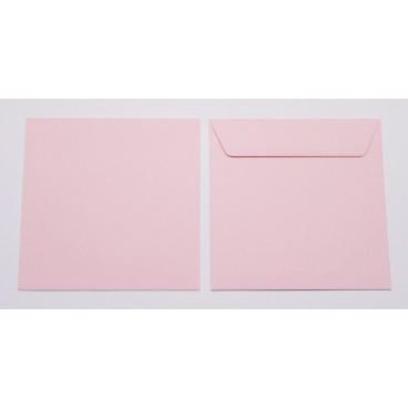 Briefumschläge 170x170mm 120g/qm gummiert VE=100 Stück zartrosa Briefumschläge 170x170mm 120g/qm gummiert VE=100 Stück zartrosa - Bild-Darstellung des Produktes 1